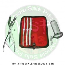  Hegar uterine dilator 3 pieces set, 7-8, 9-10, 15-16, mathieu collin large